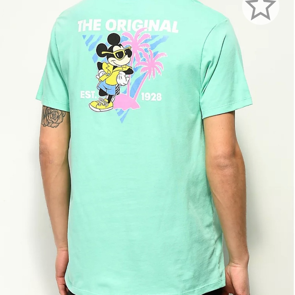 Vans x Disney Mickey 90th Teal T-Shirt